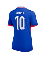 Frankrike Kylian Mbappe #10 Hjemmedrakt Dame EM 2024 Korte ermer